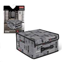 Хранение контейнер VAL JB-BOX-LS Короб стеллажный с крышкой, малый, 28*30*16 см, JAPANESE BLACK