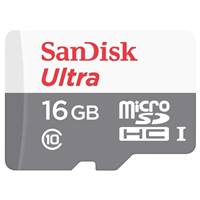 Карта памяти MicroSD 64Gb Sandisk(SDSQUNS-064G-GN3MN UHS-I Ultra Android 80MB/s Class10)
